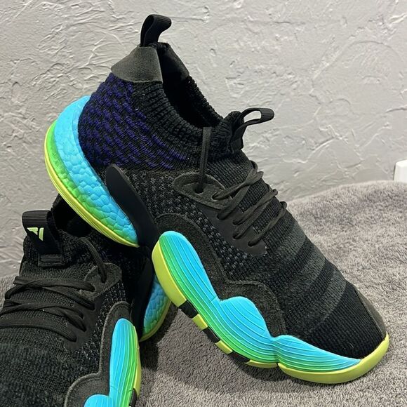 🔥🏀 Adidas Trae Young 2 Trae-TL Solar Green Basketball Shoes Men Sz 9 - EUC - Picture 2 of 11